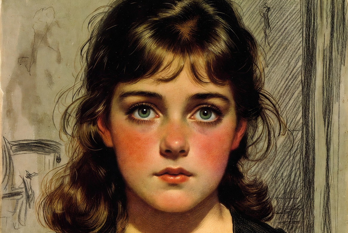 Portrait of Mia Kowalski, seventh grader